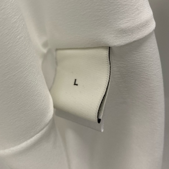 2022 NWT $1590 Adam Lippes Made USA Large White Cotton Midi Dress Ruffled V Neck - Picture 7 of 9